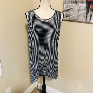 Cynthia Rowley Jeweled Tunic Top